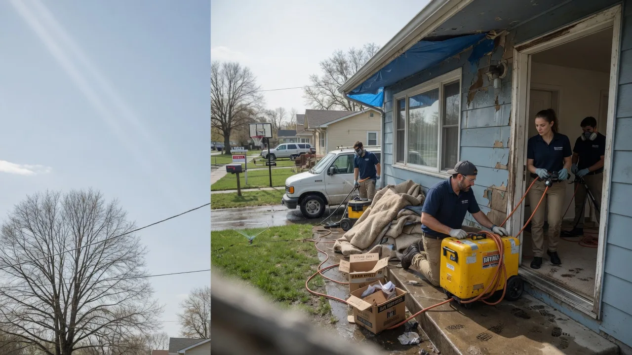 Basement Flood Cleanup in Golden, IL near me